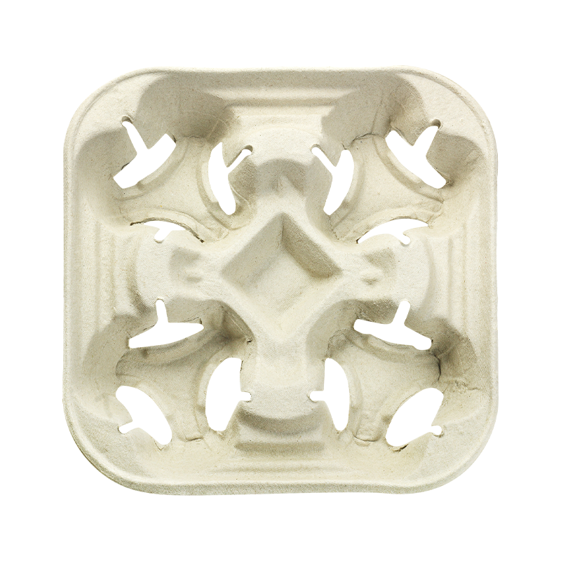 4 Tasa ng Inumin Carrier Tray