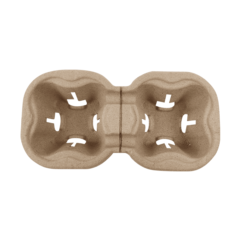 Tray na Tagadala ng 2 Tasa ng Inumin