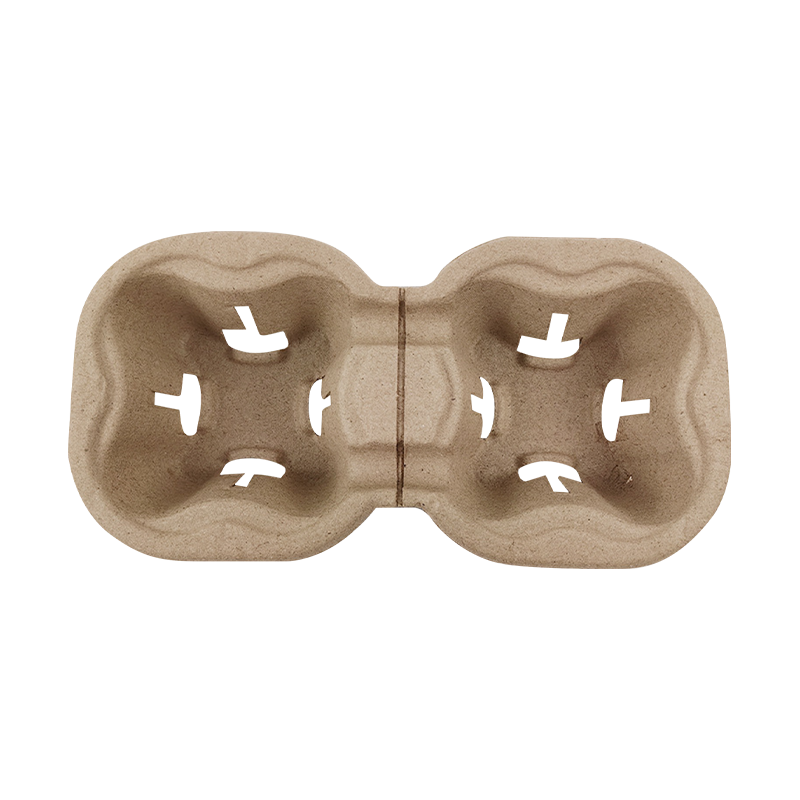 Tray na Tagadala ng 2 Tasa ng Inumin